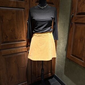 Copper Key Corduroy Mini Skirt